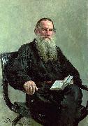 Ilya Repin, Portrait of Leo Tolstoy